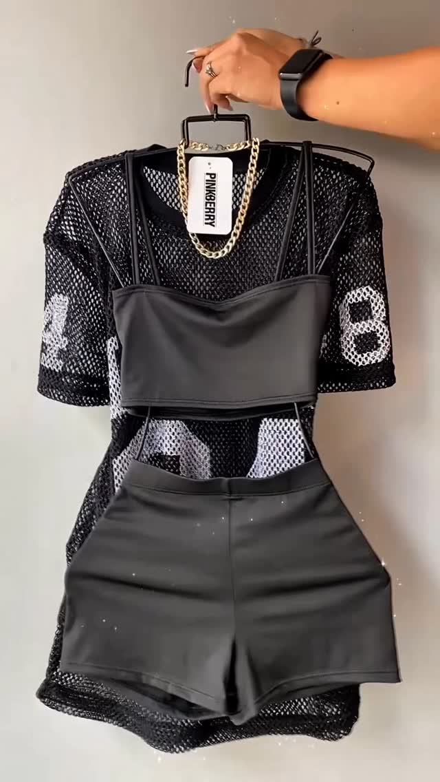 Street Vibe Mesh Jersey Co-ord Set
