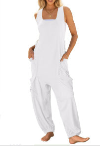 Comfy Double Pocket Loose Harlan Jumpsuit