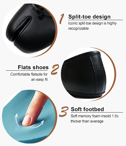 Women's Horseshoe Split-toe Shoes